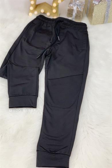 Woorage Erkek Çocuk Şardonlu Eşofman Altı 5047 Siyah