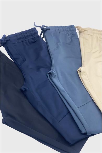 Woorage Erkek Çocuk Şardonlu Eşofman Altı 5047 Siyah