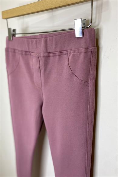 Woorage Kız Bebek 1-5 Yaş Penye Uzun Tayt 3157 Gülkurusu