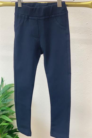 Woorage Kız Bebek 1-5 Yaş Penye Uzun Tayt 3157 Lacivert