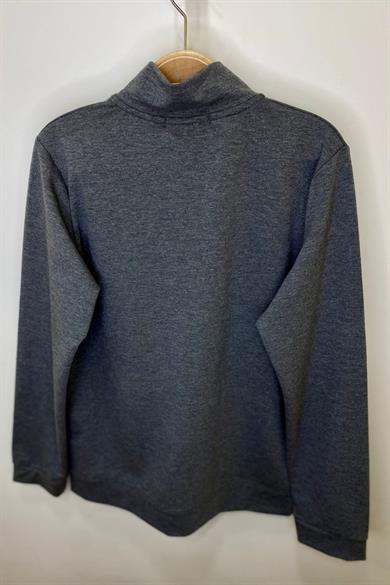 Woorage Unisex Çocuk Fermuarlı Hırka 5296 Gri