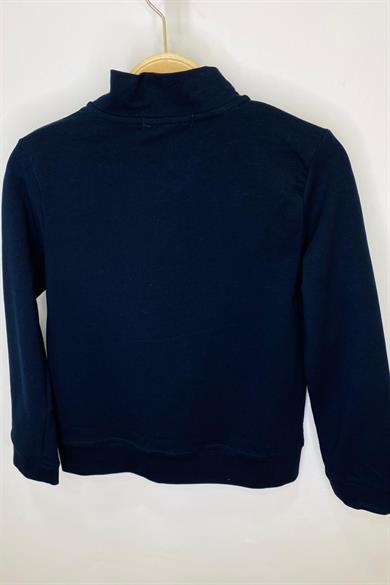 Woorage Unisex Çocuk Fermuarlı Hırka 5296 Lacivert
