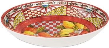 Design of LuxuryBACI MİLANOBMRIS.BRM03Kırmızı Barok Oval Servis Kasesi 33x23 Cm | designofluxury.com.tr Kırmızı Barok Oval Servis Kasesi 33x23 Cm