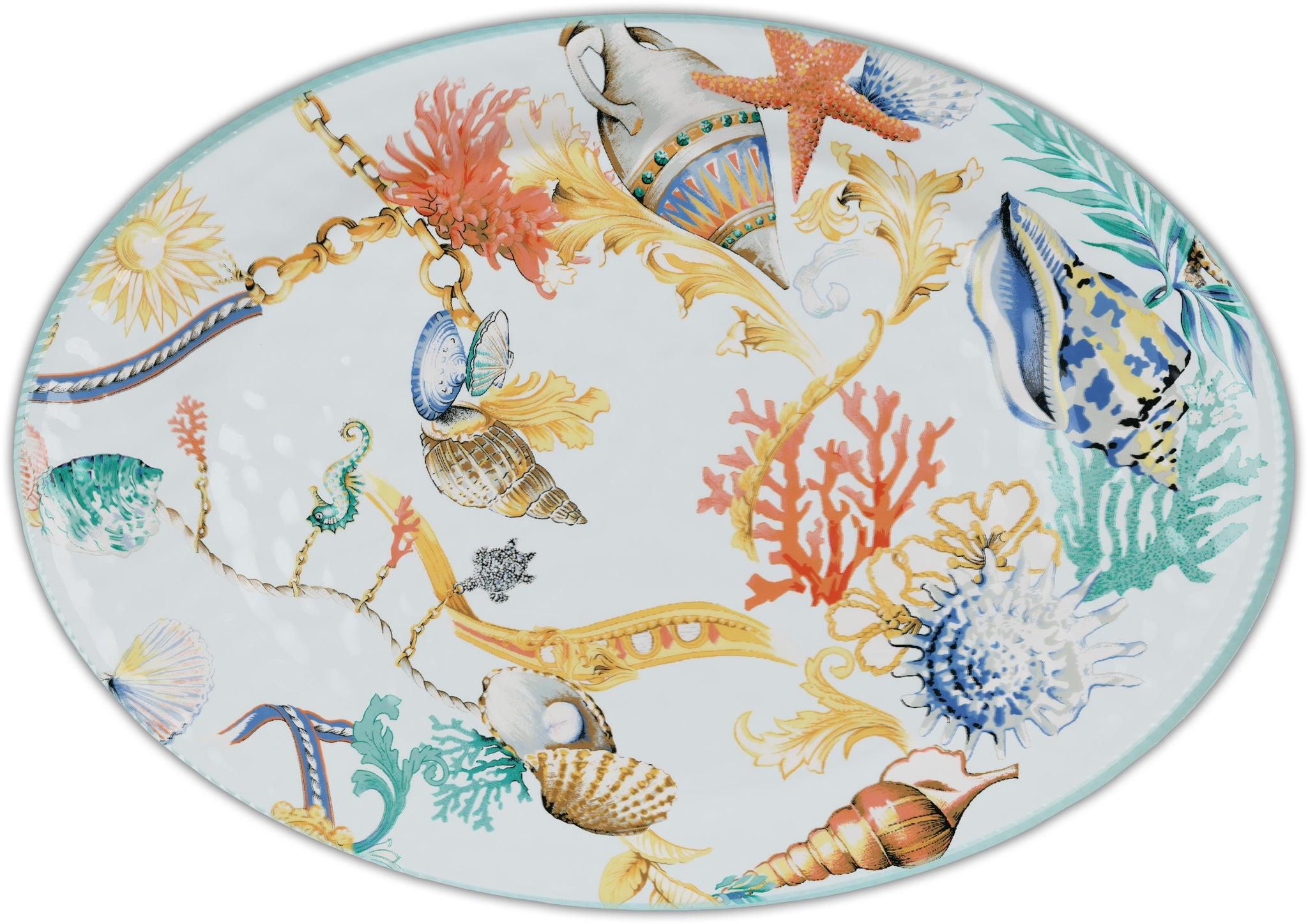 Design of LuxuryBACI MİLANOSER1.TRO01Baci Milano St. Tropez Oval Büyük Boy Servis Tabağı | designofluxury.com.tr Baci Milano St. Tropez Oval Büyük Boy Servis Tabağı