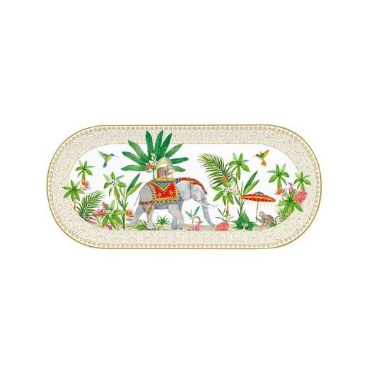 Design of LuxuryEASY LİFE1194 MARAEasy Life Marajah Porselen Oval Servis Tabağı 33,5cm x 15cm