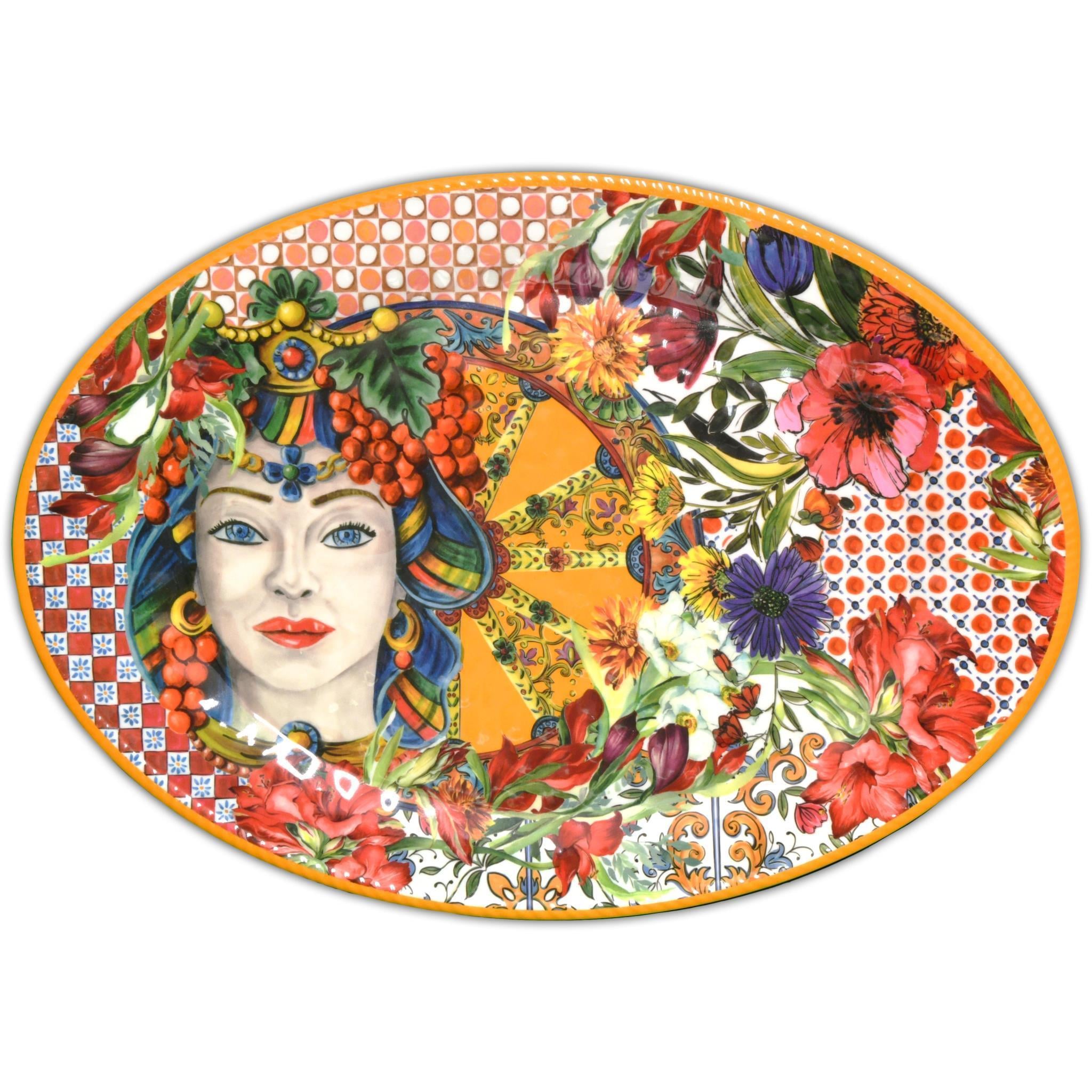 Design of LuxuryBACI MİLANOSER1.MIL01Milano Mercan Oval Servis Tabağı 50*35 Cm | designofluxury.com.tr Milano Mercan Oval Servis Tabağı 50*35 Cm