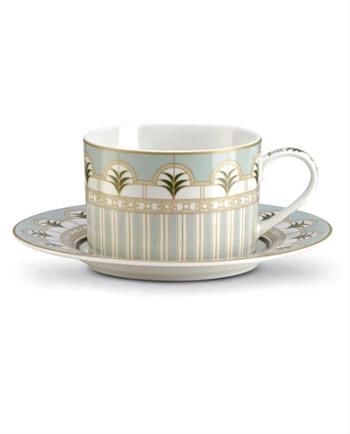 Design of LuxuryPOZZİ MİLANOPM0124 RSTAPozzi Milano Rosita Porselen Çay Fincanı 220 ml & Tabağı