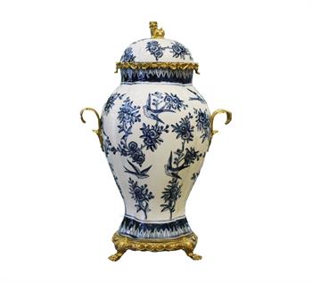 Design of LuxuryDESIGN OF LUXURYM-0052441QD-CTL-019 ILITYA BLUE BLANC VAZO 18X17X44