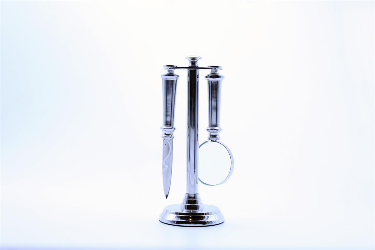 Design of LuxuryDESIGN OF LUXURYM-0057041KN-43262 RIVA SILVER BÜYÜTEÇ SET 7*18 CM