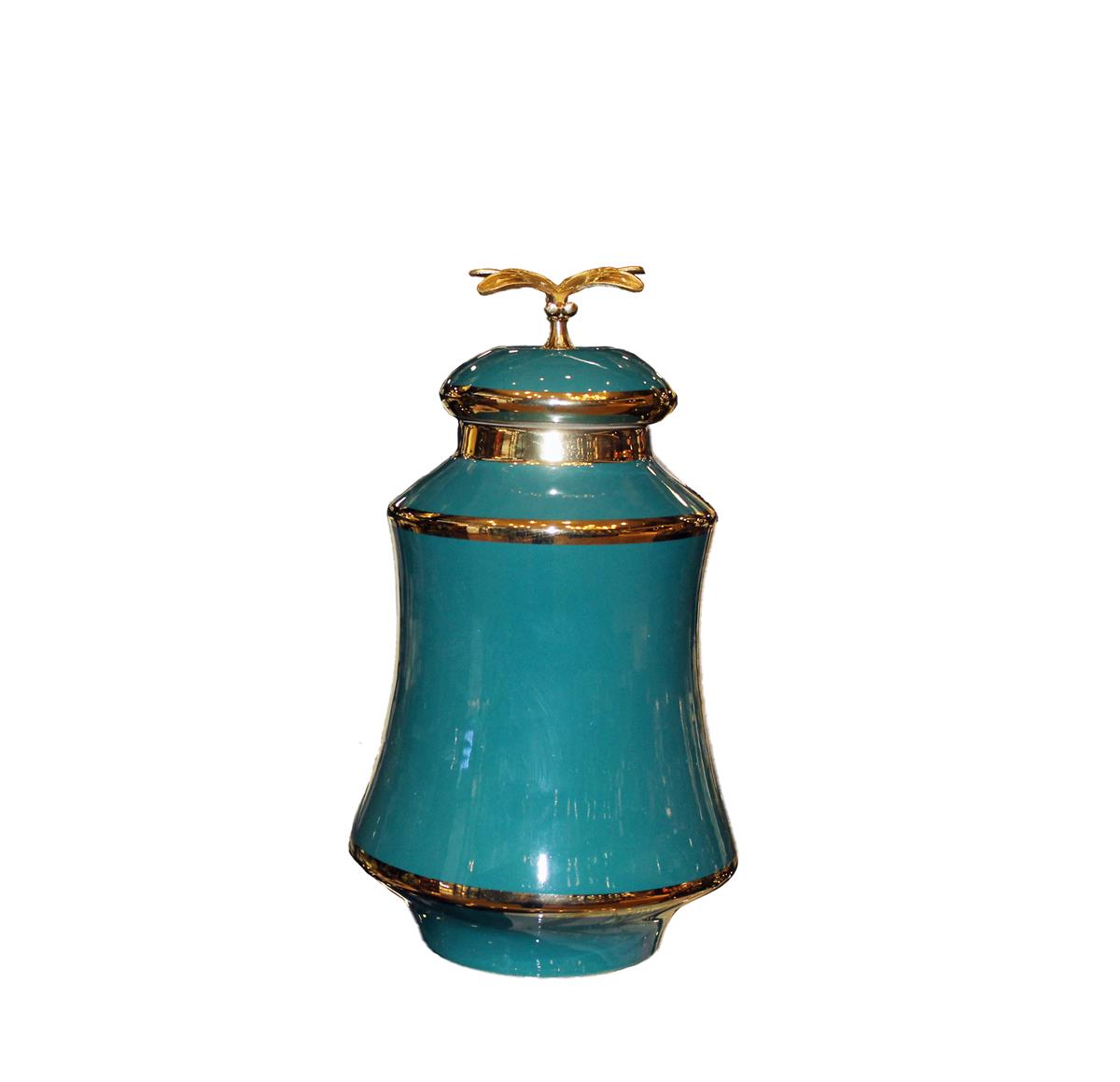 Design of LuxuryDESIGN OF LUXURYM-0052871QD-WW75L DRAGONFLY YEŞİL BÜYÜK KÜP 16X16X31 CM