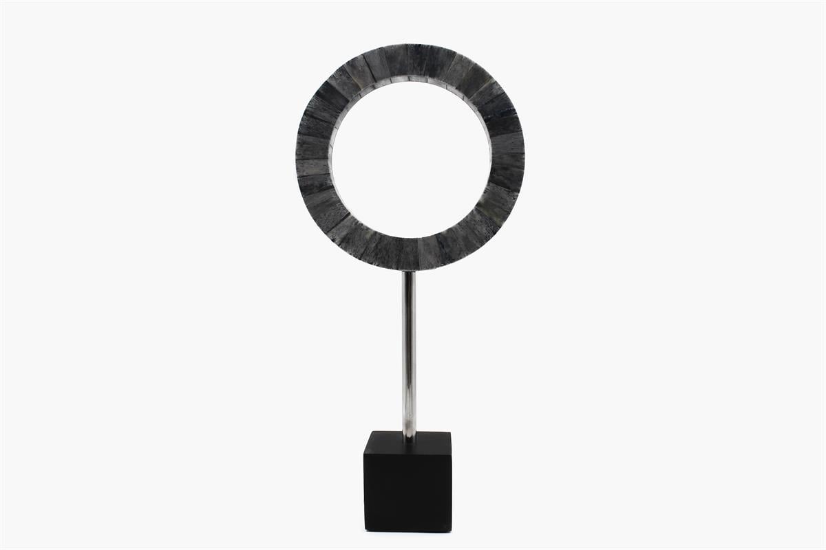 Design of LuxuryDESIGN OF LUXURYM-005855VENÜS 1DG-40563L GREY BONE DEKORATİF CEMBER BYK 30*10*50 CM