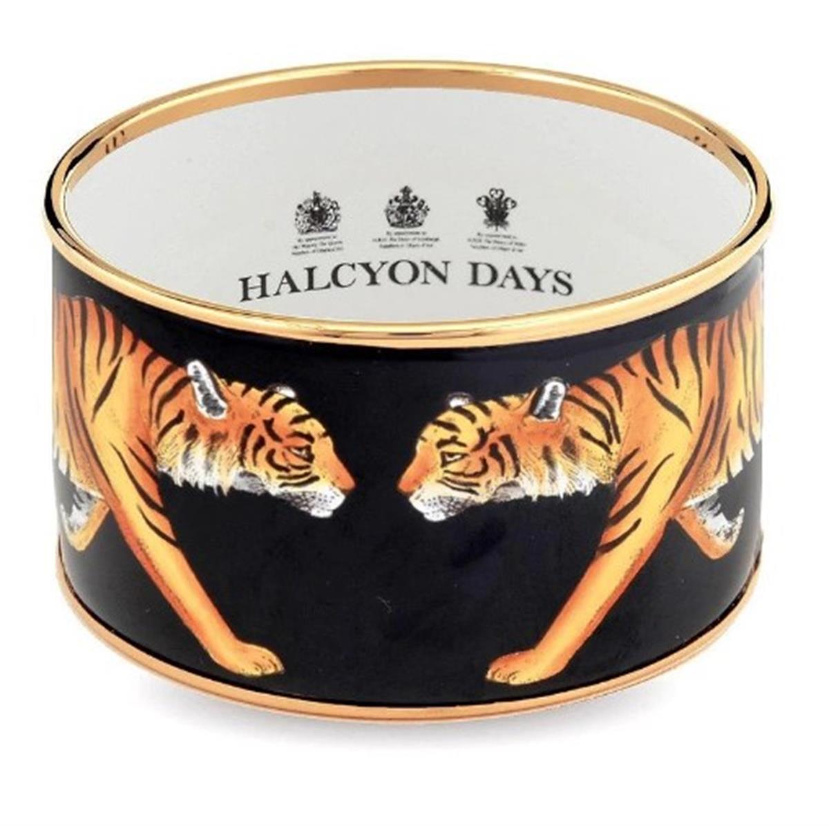 Design of LuxuryHALCYON DAYSPBMWT0240GMHALCYON DAYS 4cm MW Tiger - Black - Gold - Medium Cuff