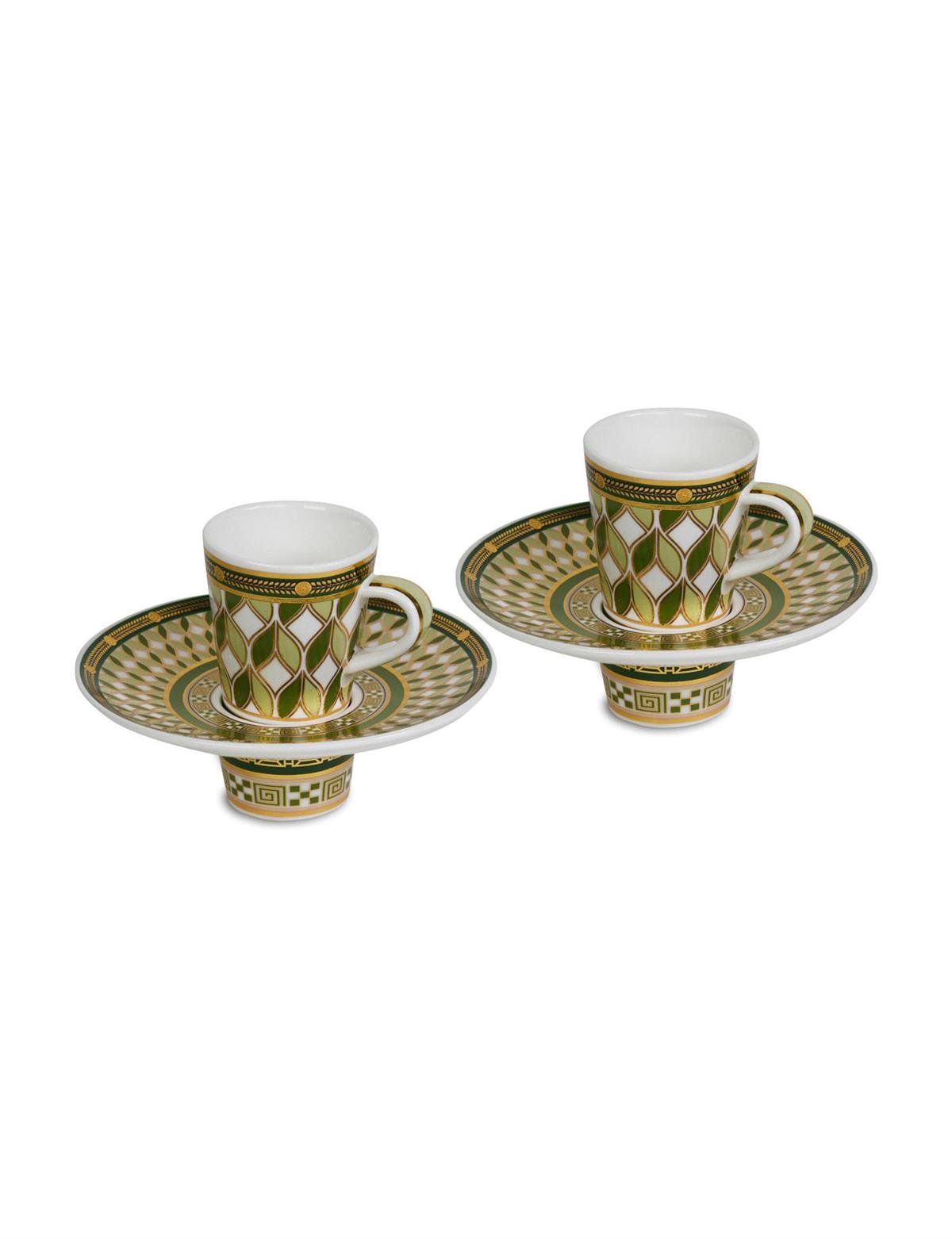 Design of LuxuryBACI MİLANO5COF.FIF025. CADDE YEŞİL İKİLİ KAHVE FİNCANI SETİ | designofluxury.com.tr 5. CADDE YEŞİL İKİLİ KAHVE FİNCANI SETİ