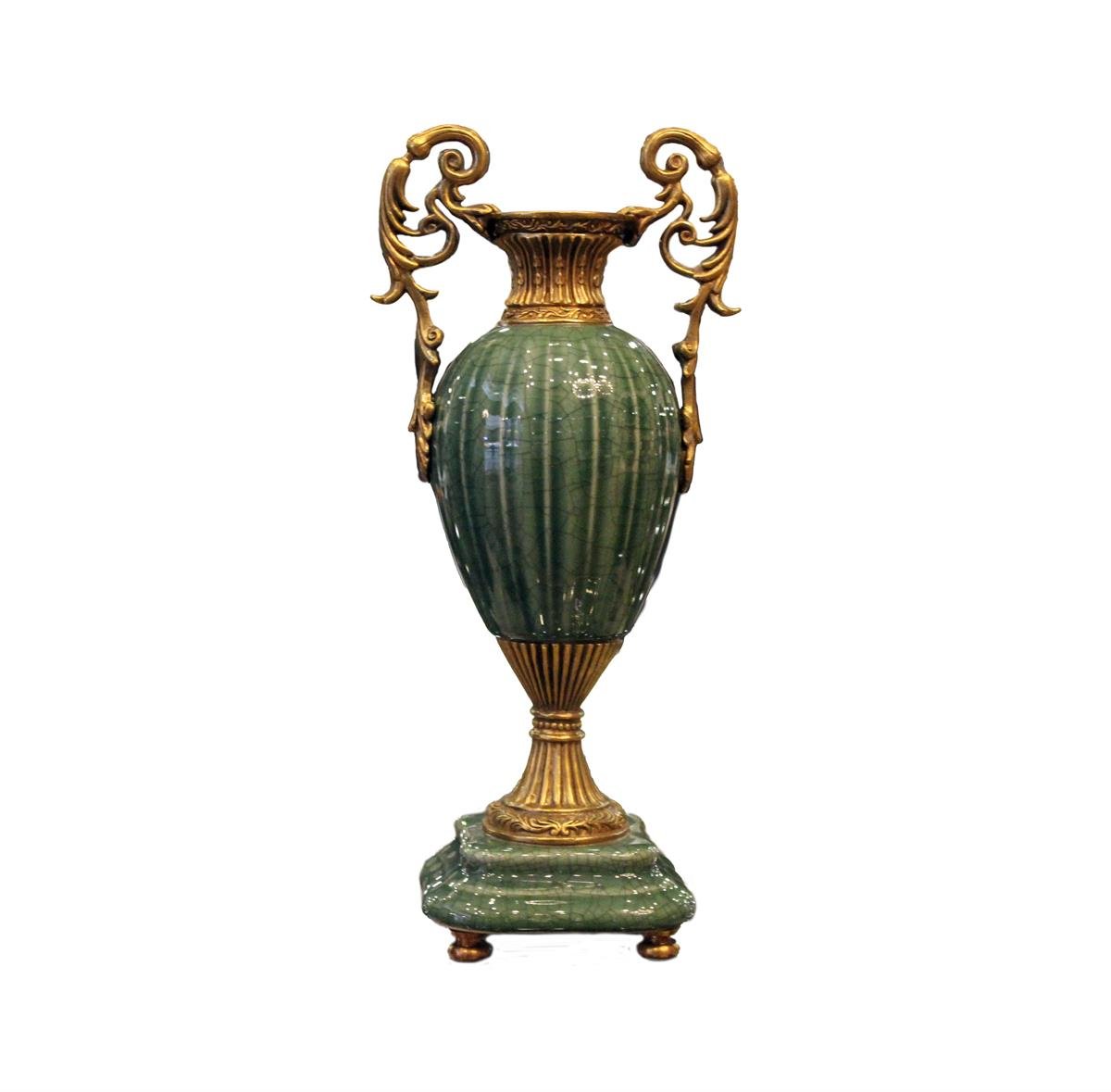 Design of LuxuryDESIGN OF LUXURYM-0052431QD-CTL-002 AEROPE YEŞİL VAZO BÜYÜK 24X15X46