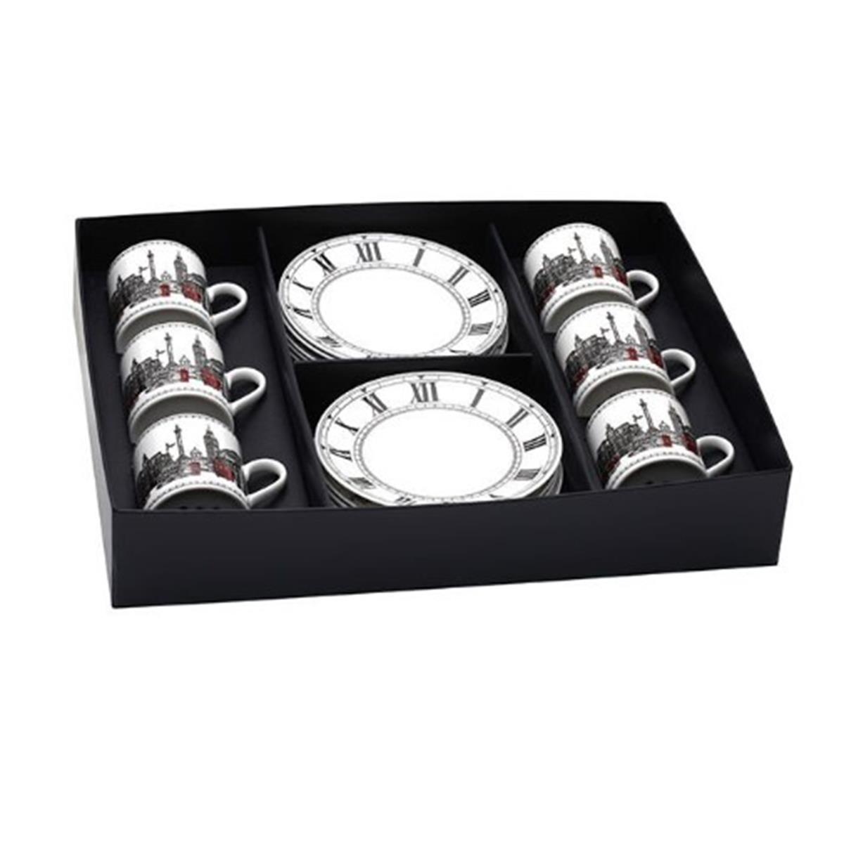 Design of LuxuryHALCYON DAYSBCLON03C6NHalcyon Days The London Icons - Coffee Cup & Saucer Set x 6
