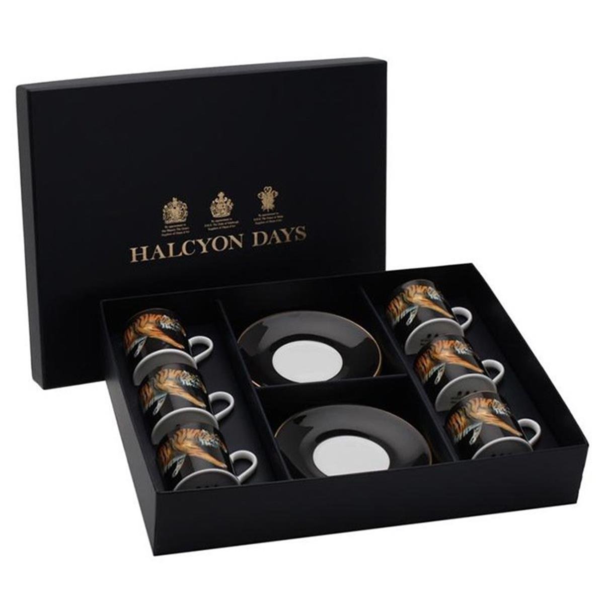 Design of LuxuryHALCYON DAYSBCMWT02C6GHALCYON DAYS MW Tiger - Coffee Cup & Saucer Set x 6