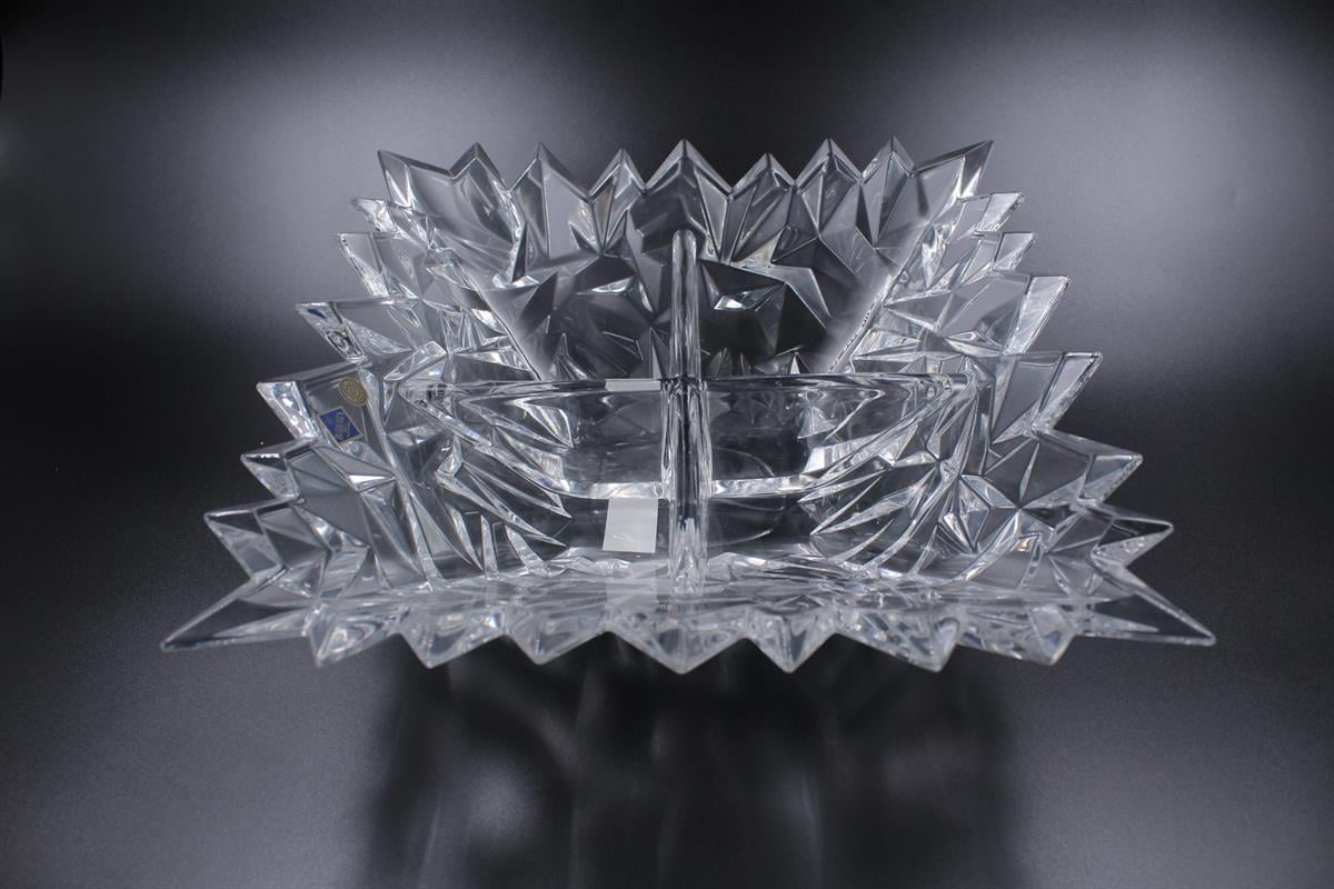 Design of LuxuryDESIGN OF LUXURYM-005648B.BOHEMIA KRISTAL GLACIER SNACK BOWL