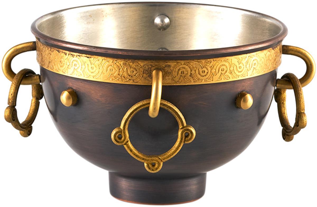 Design of LuxuryHAR-SANAT5010-LHAR MÜHÜR Küpeli Kase (büyük) Oksitli | designofluxury.com.tr HAR MÜHÜR Küpeli Kase (büyük) Oksitli