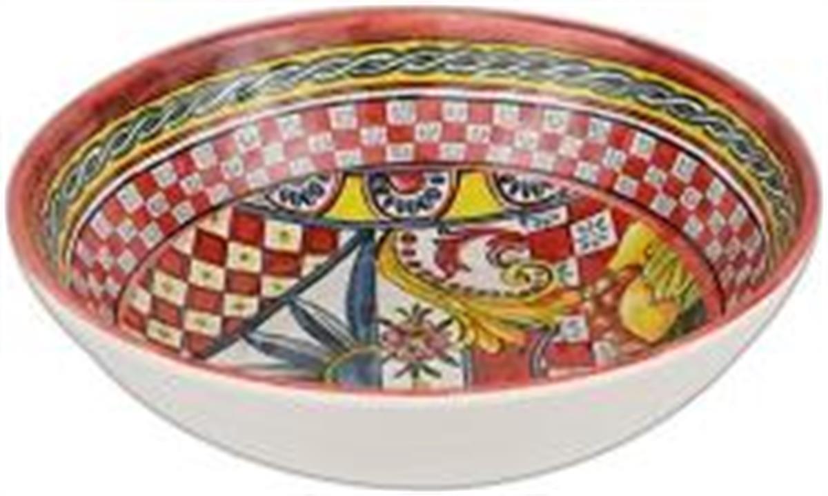 Design of LuxuryBACI MİLANOBMPL2.BRM04Kırmızı Barok Çorba veya Salata Kase 23 Cm | designofluxury.com.tr Kırmızı Barok Çorba veya Salata Kase 23 Cm