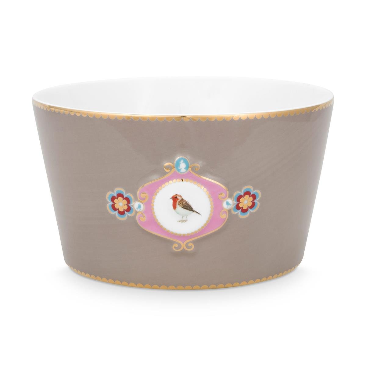 Design of LuxuryPİP STUDİO51003164Love Bird Kase 20 Cm, Haki | designofluxury.com.tr Love Bird Kase 20 Cm, Haki