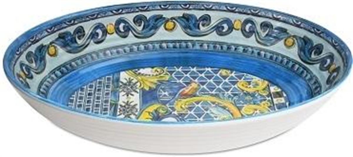 Design of LuxuryBACI MİLANOBMRIS.BRM01Mavi Barok Oval Servis Kasesi 33x23 Cm | designofluxury.com.tr Mavi Barok Oval Servis Kasesi 33x23 Cm