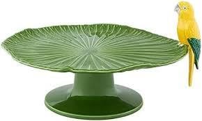 Design of LuxuryBORDALLO65028090Cake Stand w/ foot with Macaw