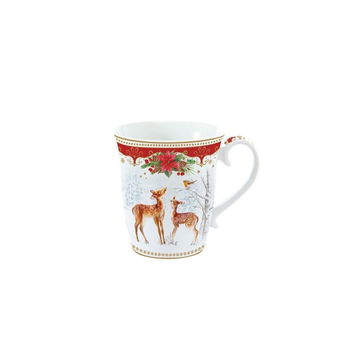Design of LuxuryEASY LİFE1101 CME2Easy Life Christmas Melody Porselen Mug 275 ml Versiyon 2