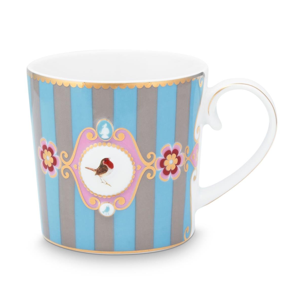 Design of LuxuryPİP STUDİO51002031Love Bird Küçük Mug, Mavi / Haki 150 ML | designofluxury.com.tr Love Bird Küçük Mug, Mavi / Haki 150 ML