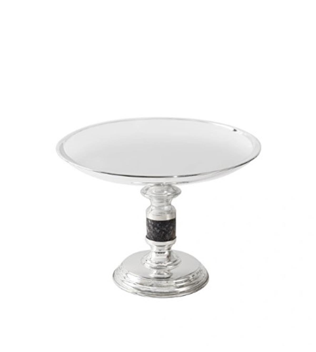 Design of LuxuryMİNVALM-006004MİNVAL PIERE  8.5 MICRON SILVER PLATED BRASS AND GREY MARBLE
