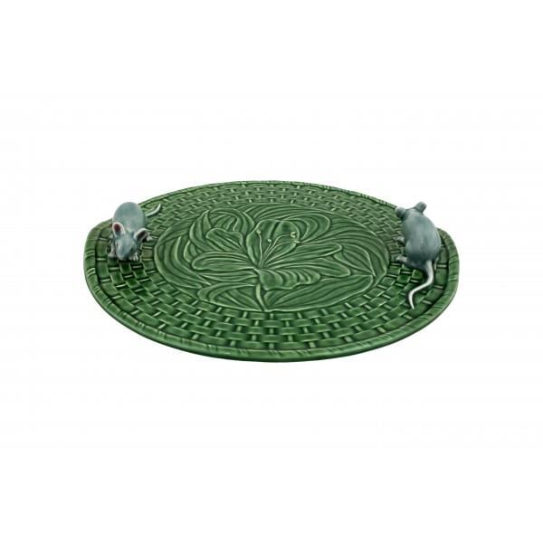 Design of LuxuryBORDALLO65002815BORDALLO  Cheese trays Lily Cheese Tray with Mouses 32 cm