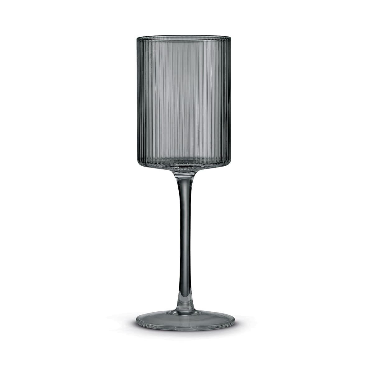 Design of LuxuryPOZZİ MİLANOPM0156 GREYPozzi Milano Modern Classic 2'li Şarap Kadehi Seti 400ml Gri