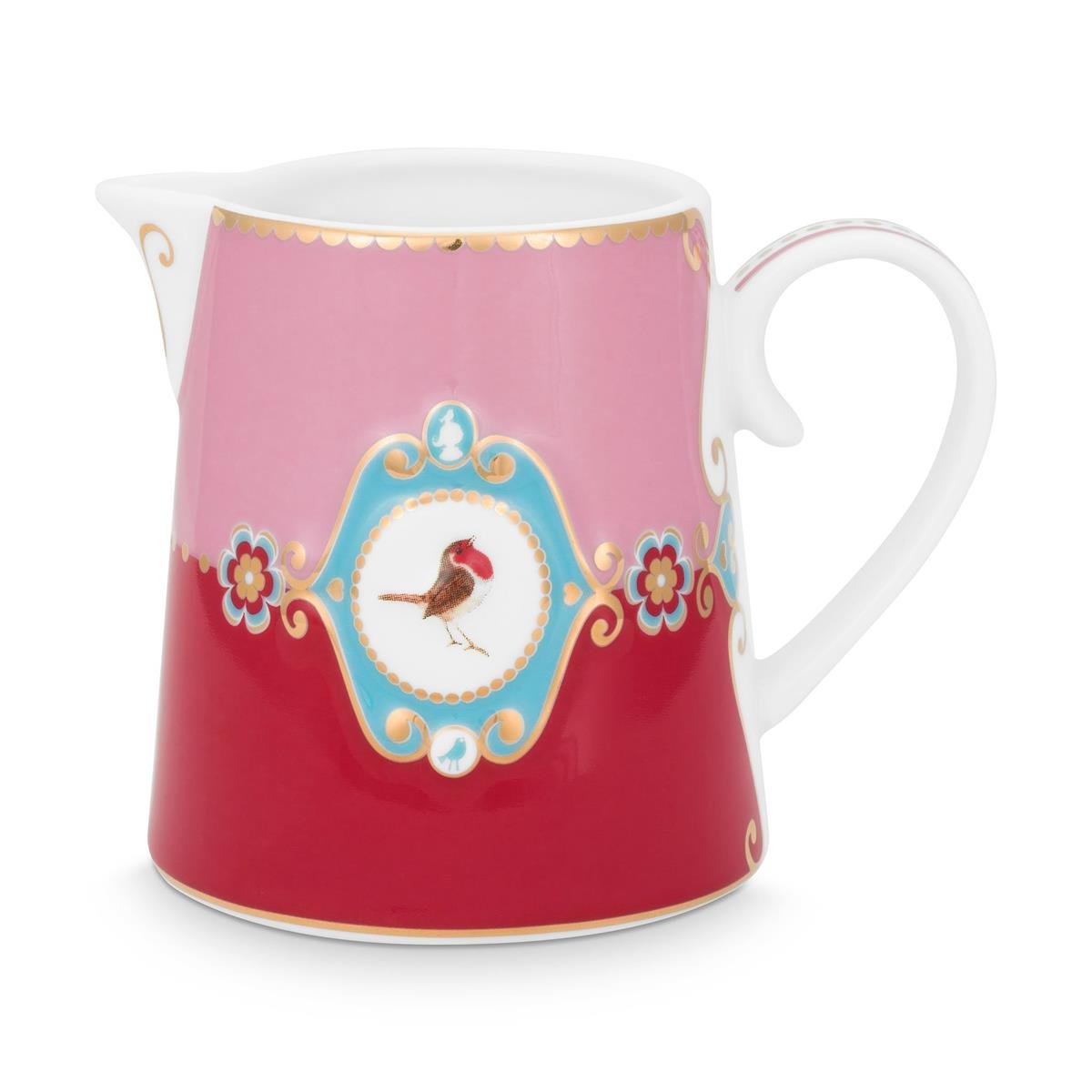 Design of LuxuryPİP STUDİO51007009Love Bird Sütlük, Pembe / Kırmızı | designofluxury.com.tr Love Bird Sütlük, Pembe / Kırmızı