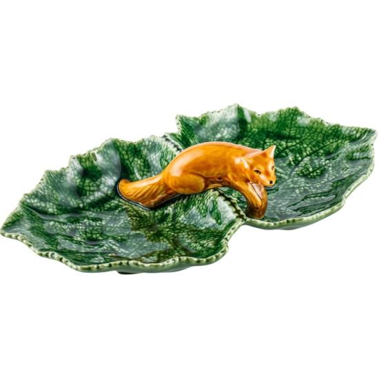Design of LuxuryBORDALLO65015870BORDALLO  leaves double leaf with fox 34cm