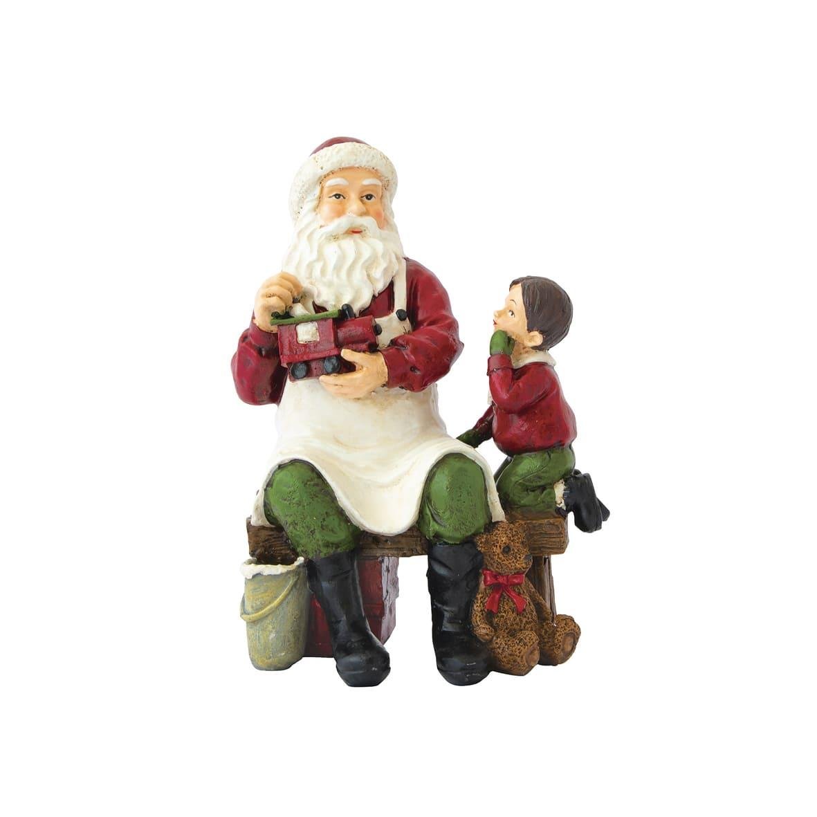 Design of LuxuryEASY LİFE2802 CHFIEasy Life Christmas Figurines Noel Baba Figürü Çocuklu
