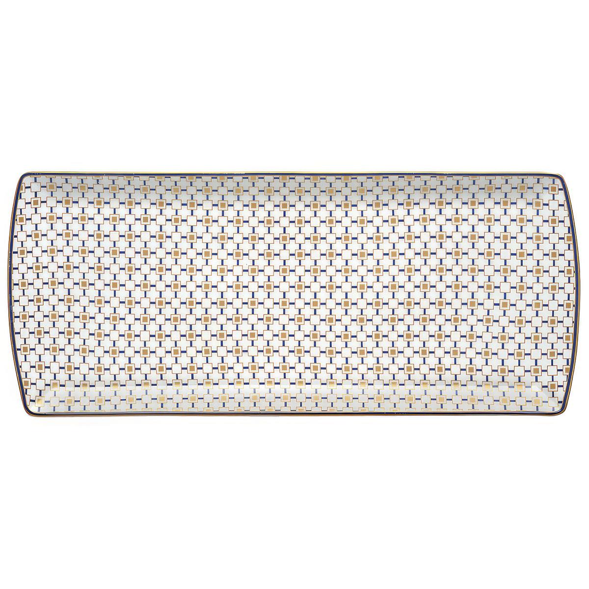 Design of LuxuryPOZZİ MİLANOPM0131 CHRLPozzi Milano Charles Porselen Servis Tabağı 35cm x 15cm