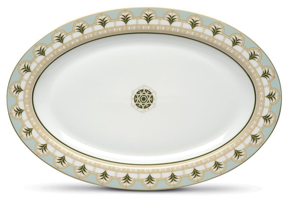 Design of LuxuryPOZZİ MİLANOPM0132 RSTAPozzi Milano Rosita Porselen Oval Servis Tabağı 36cm x 24,5cm