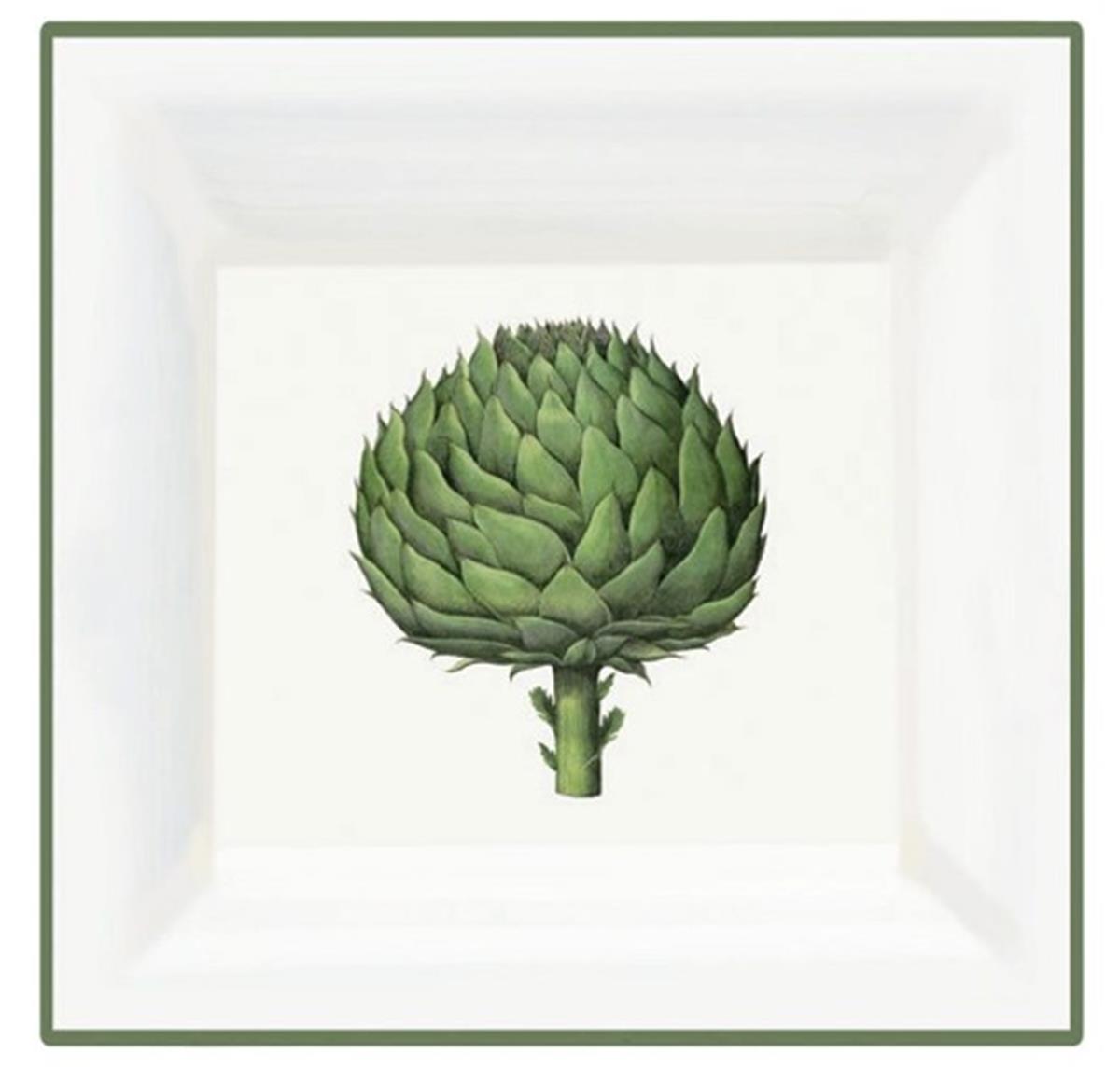 Design of LuxuryHALCYON DAYSBCKGA09STNHalcyon Days Kitchen Garden Artichoke Square Trinket Tray