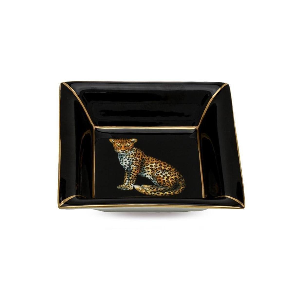 Design of LuxuryHALCYON DAYSBCMWL02STGHALCYON DAYS MW Twin Leopards - Square Tray