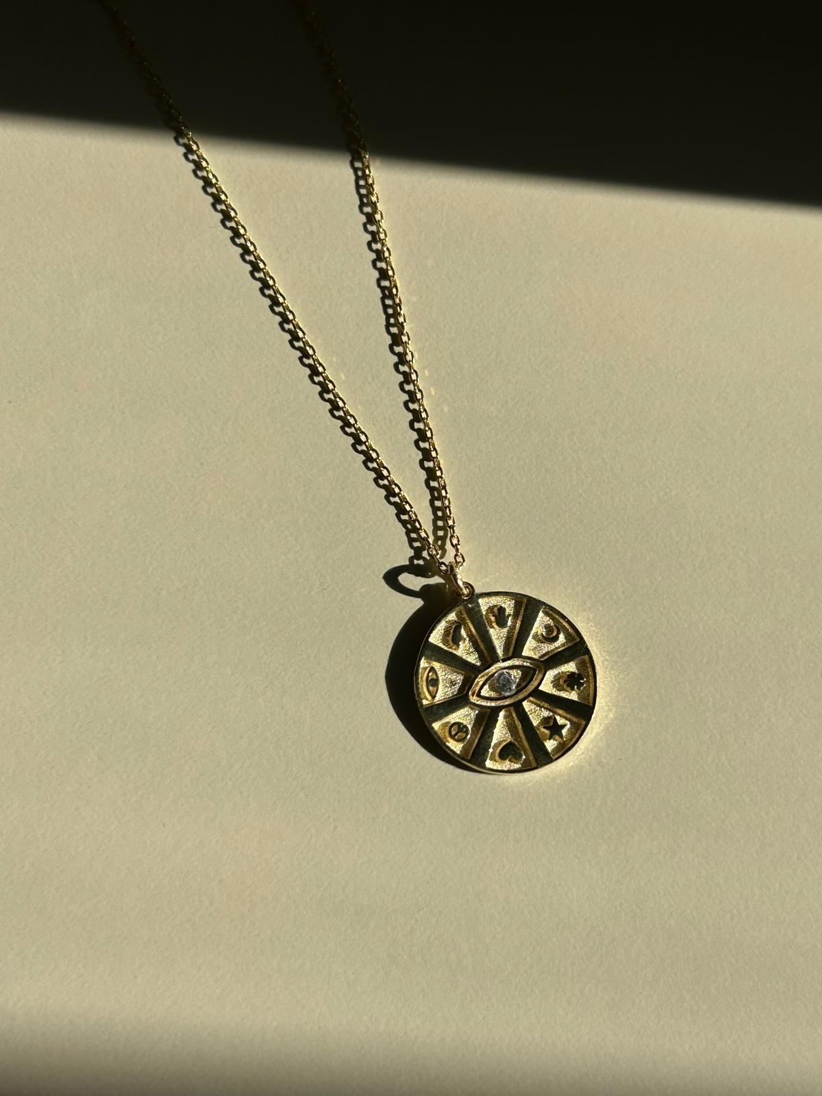 925 Ayar Gümüş Vıntage Kolye