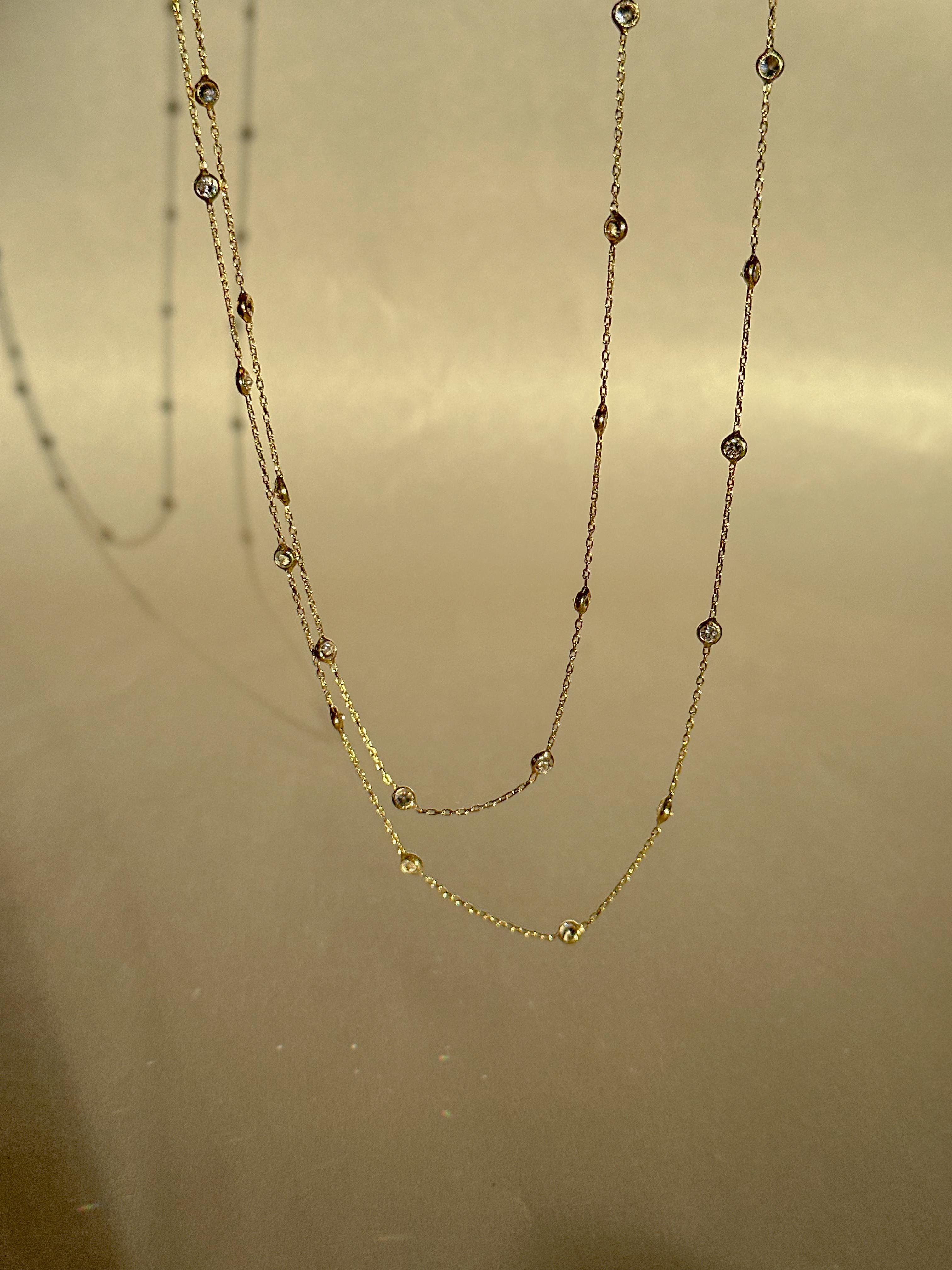 Beyaz Taşlı Kolye  - 925 Ayar Gümüş