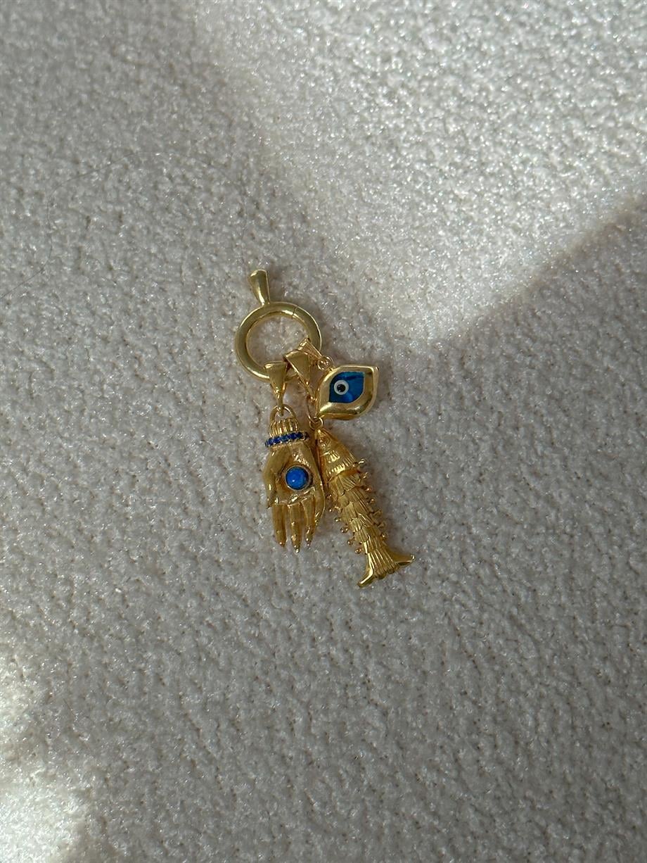 Charmlı Kolye Ucu - 925 Ayar Gümüş