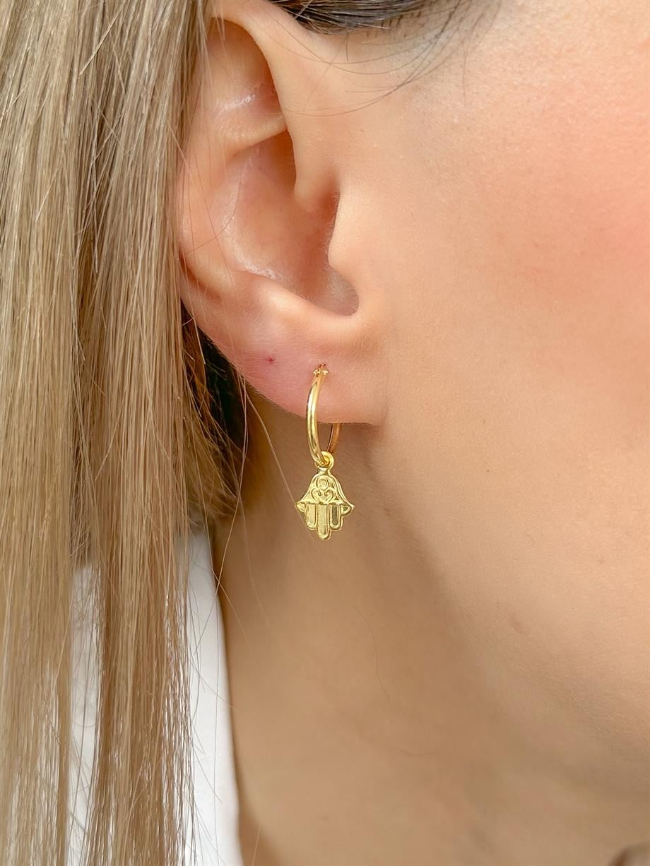 Hamse Küpe - Tek - 925 Ayar Gümüş