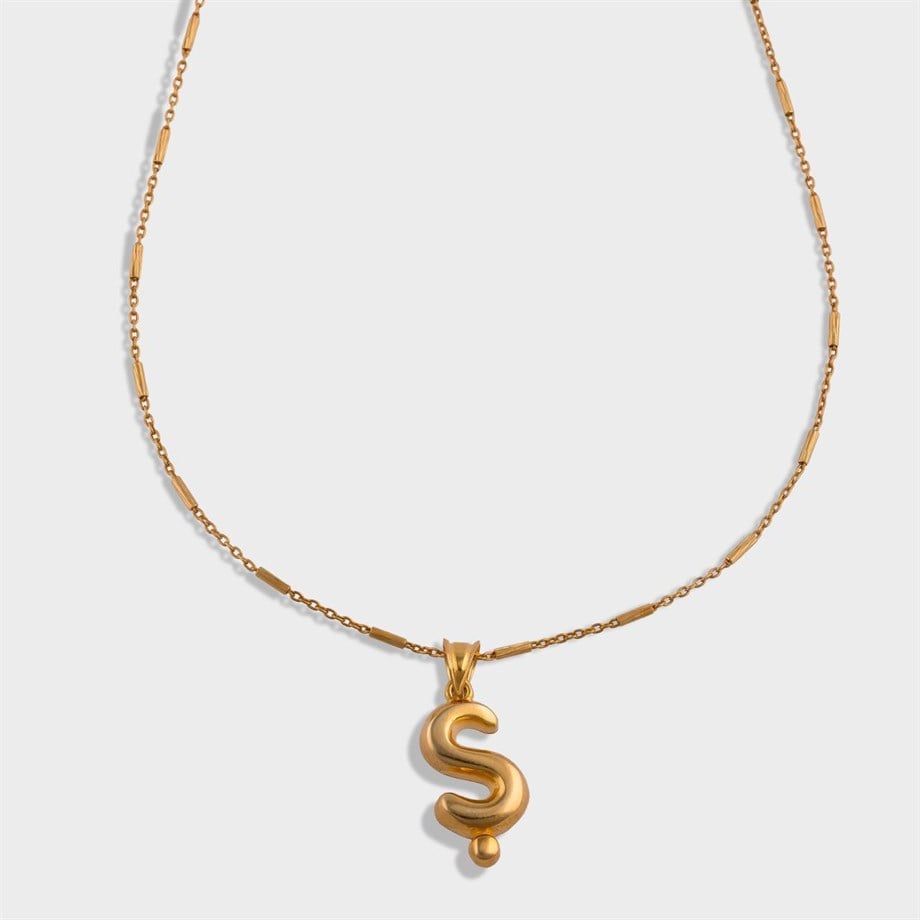 Harf Kolye - 925 Ayar Gümüş