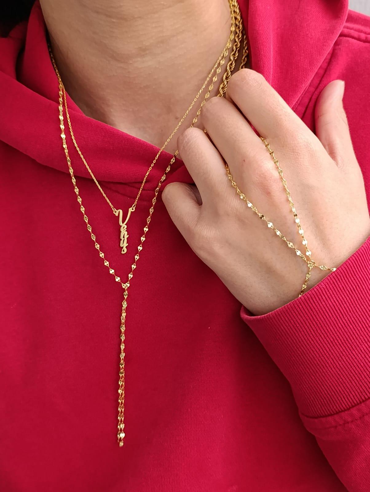 Hem Y Kolye Hemde Şahmeran -925 Ayar Gümüş