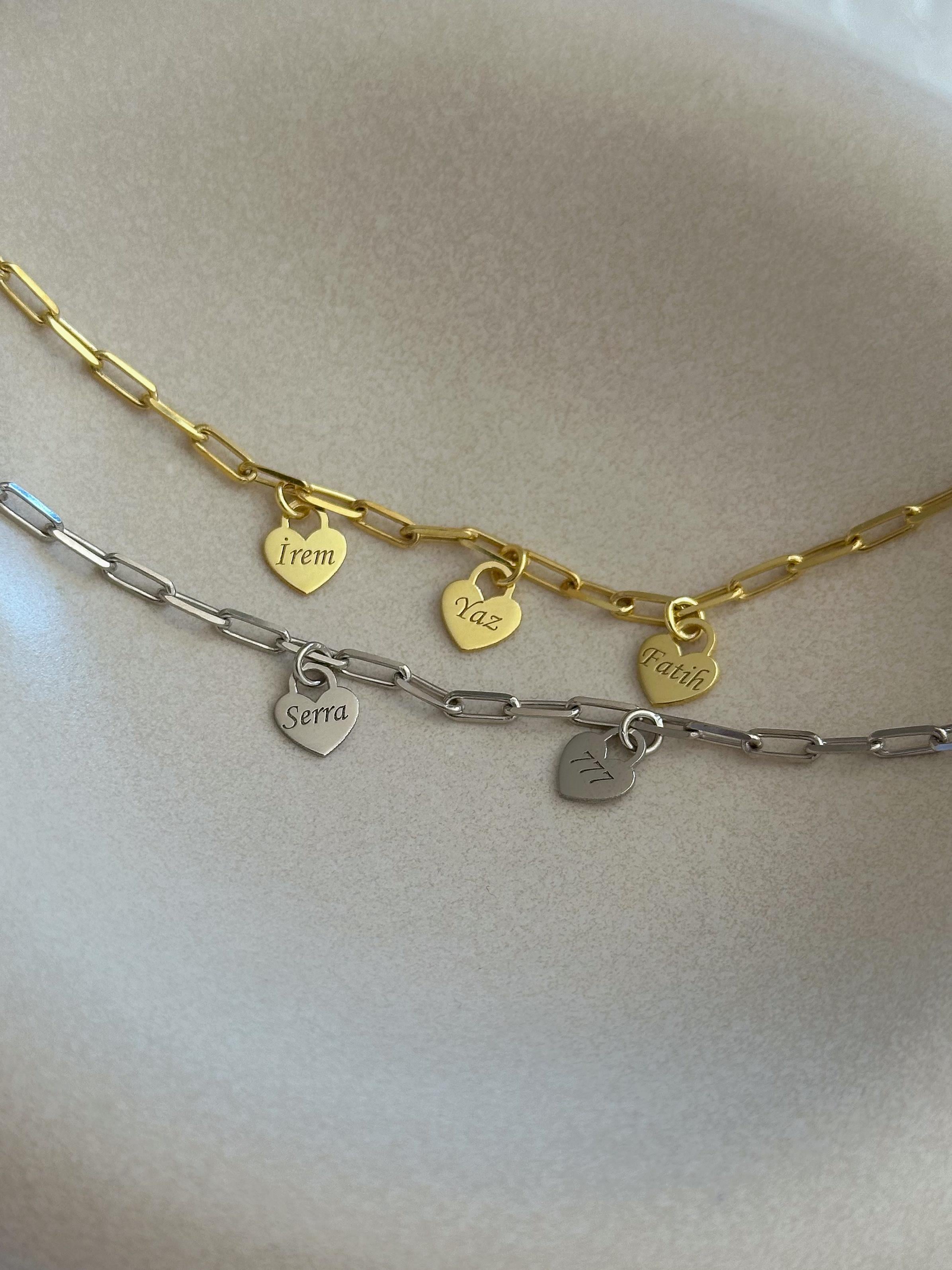 Kalp Charmlı Bileklik -  925 Ayar Gümüş