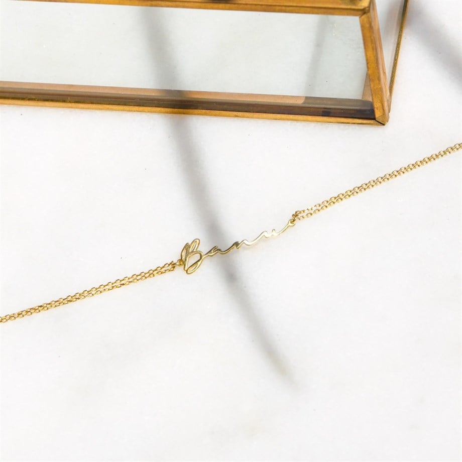 Kişiye Özel Bileklik - 925 Ayar Gümüş