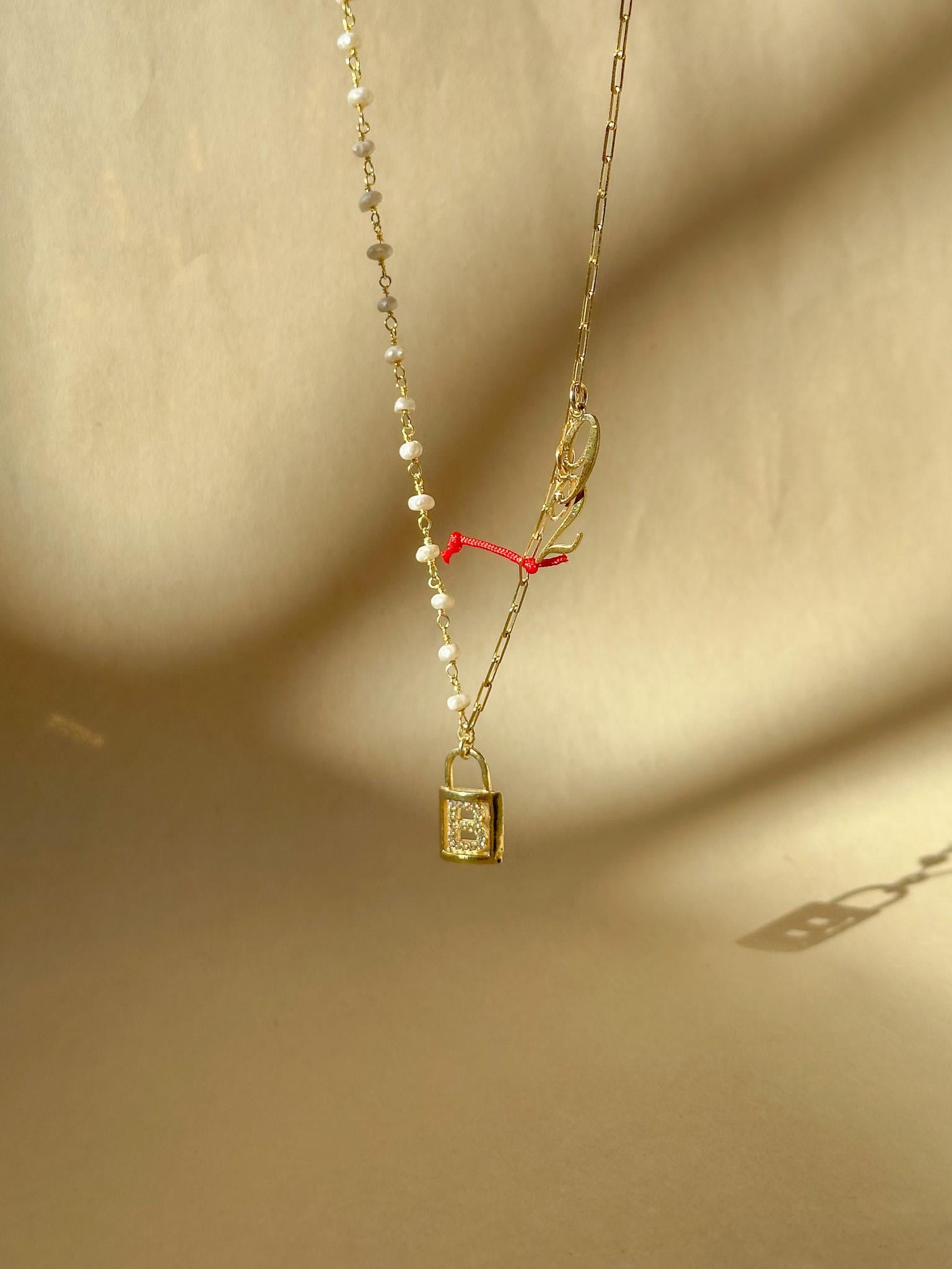 Kişiye Özel Çoklu Cham Kolye  - 925 Ayar Gümüş