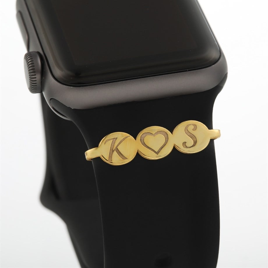 Kişiye Özel İki Harfli Watch Aksuar (925 Ayar Gümüş)