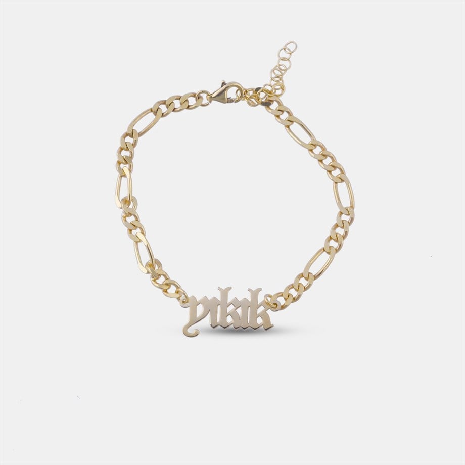 Kişiye Özel Slogan Bileklik - 925 Ayar Gümüş