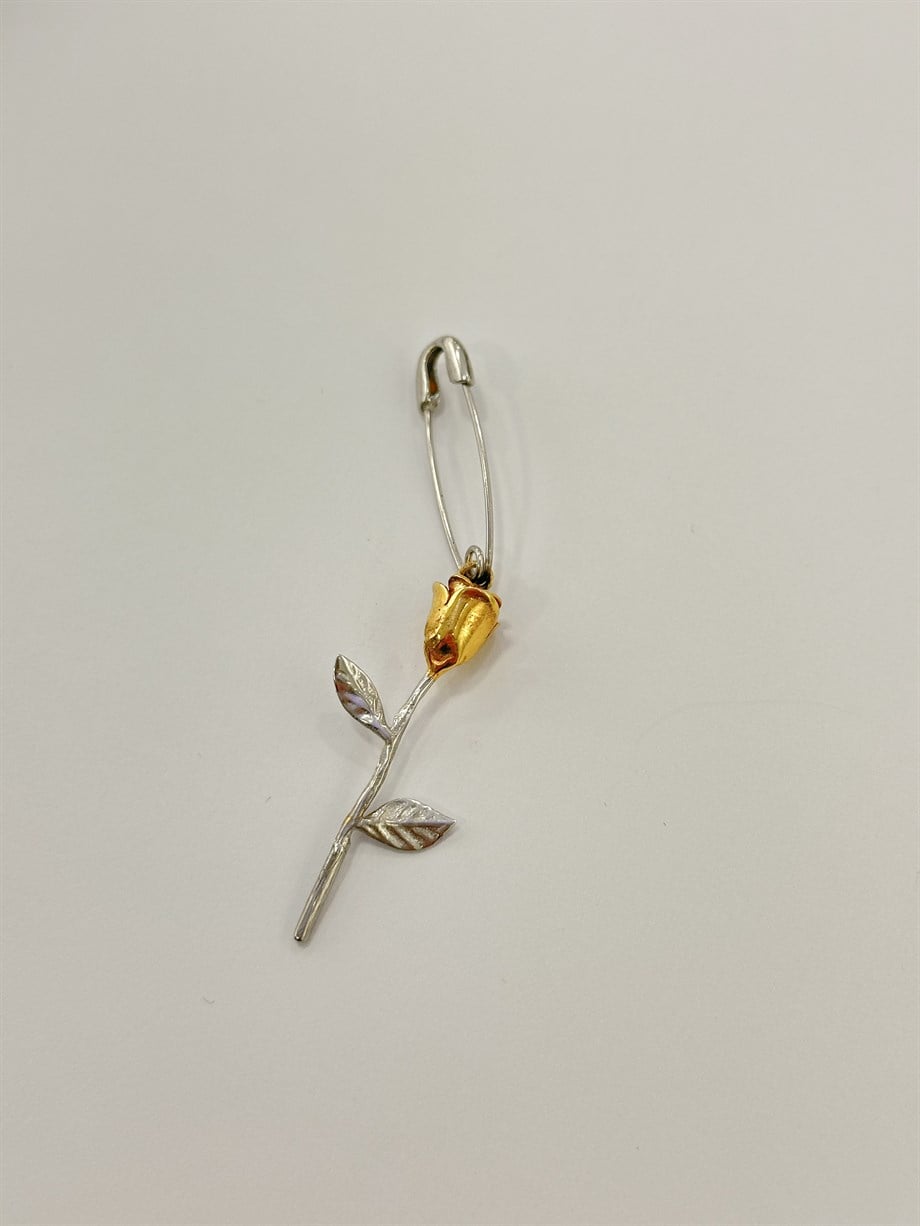 Şahmaran Gül Küpe - Tek